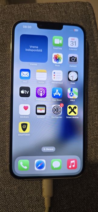 Vând iphone 13 pro max spart spate