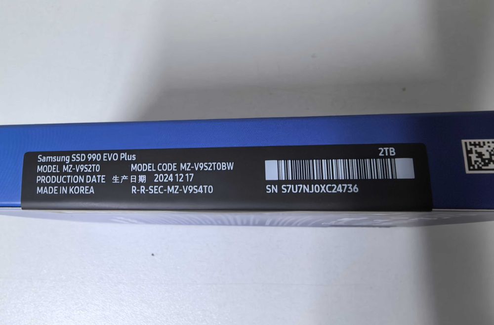 Нов SAMSUNG 2TB 990 EVO PLUS NVME с 5 години Гаранция