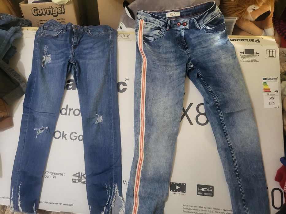 Blugi diverse modele zara , pull and bear  , cecil