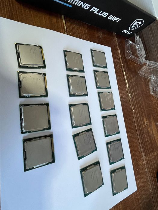 Lot 15 procesoare intel gen2 gen4 gen6 perfect functionale