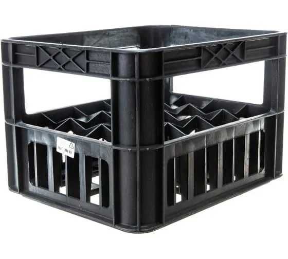 Ящик для хранения, 420х340х270 пивной, чёрный