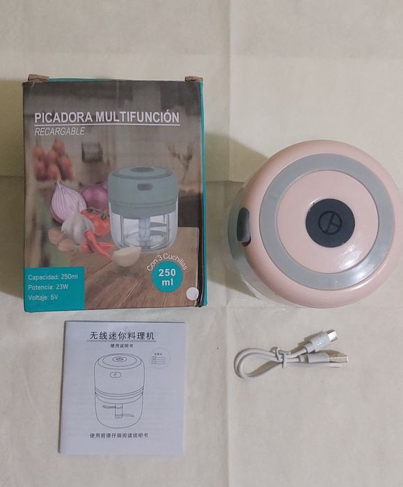 Въртяща се ДИСКО LED Лампа,Кафемелачка,мини Чопър