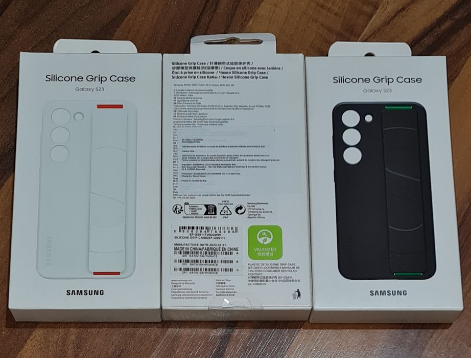 Husa silicon originala Samsung Silicone Grip Case Galaxy S23 S911