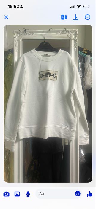 Elisabetta Franchi блуза суитшърт с лого детайл