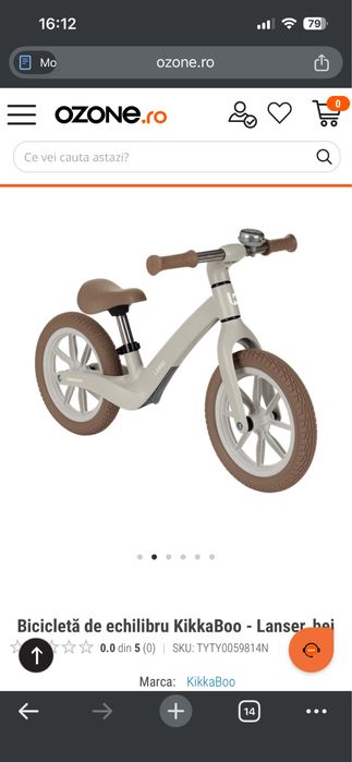 Bicicleta echilibru