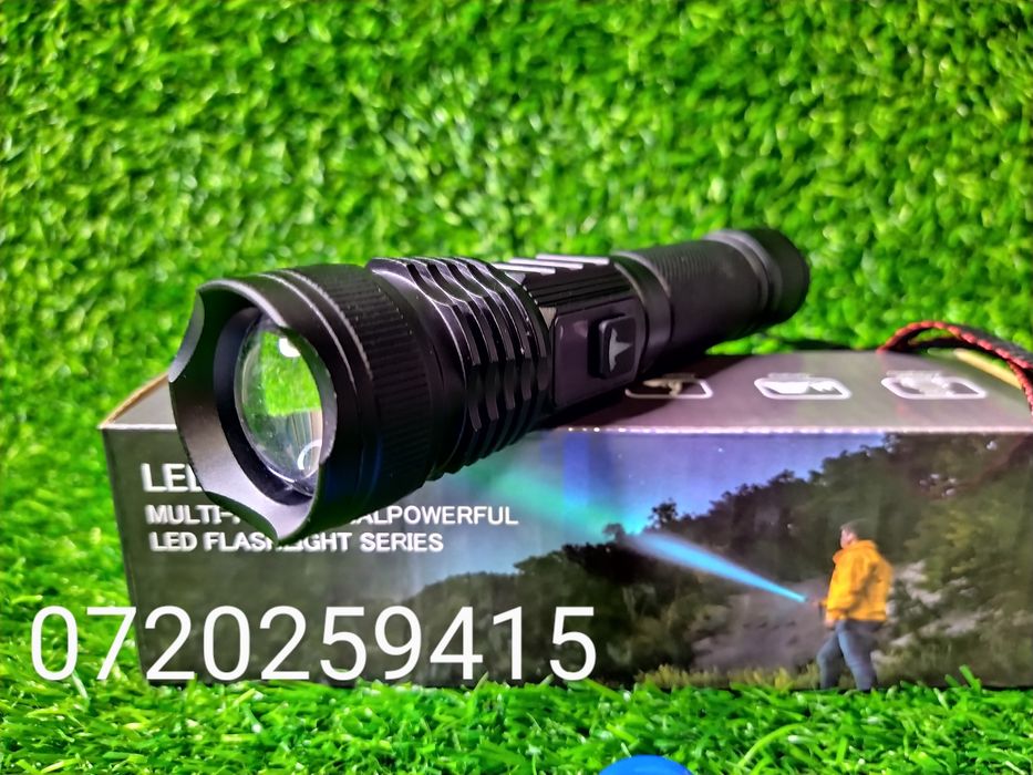 Lanterna profesionala Laser LED, A89 Model Nou, Distanta 1000m, Afisaj