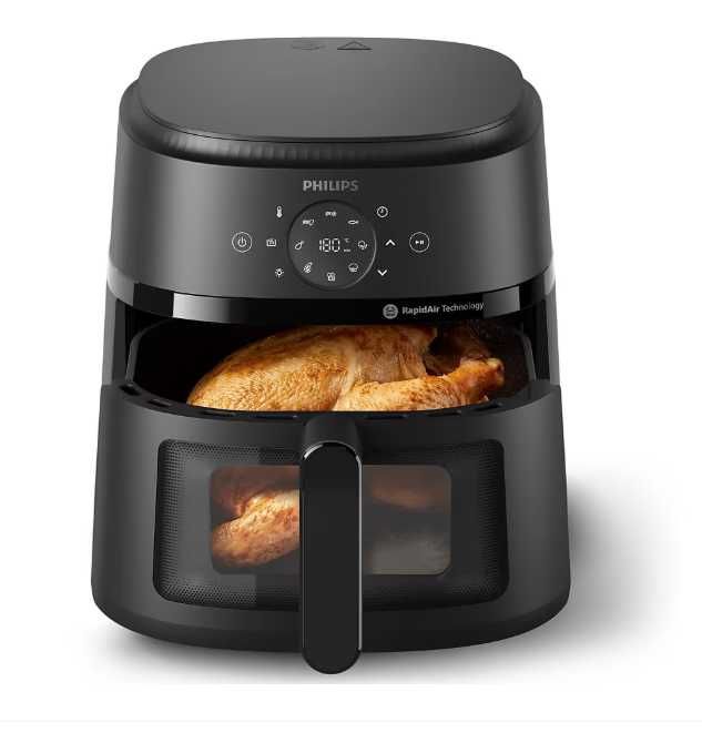 Friteuza cu aer cald Philips Airfryer Seria 2000 NA230/00, Compact Digital, 1700 W