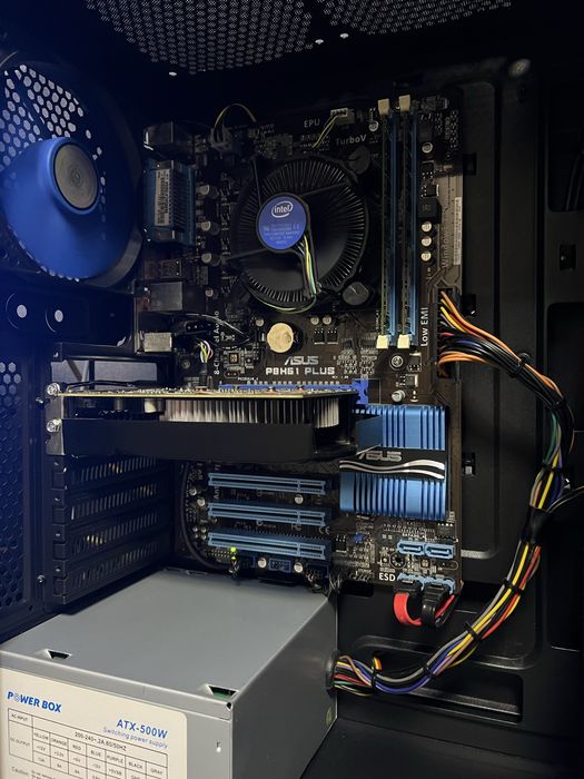 Геймърски компютър / i5 3450 / 1050Ti / 8GB Ram / SSD 256GB / HDD 1TB