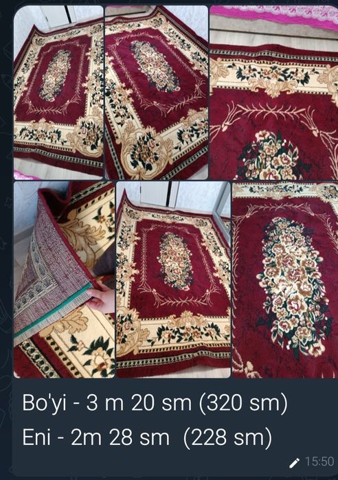 Гиламларимни сотаман