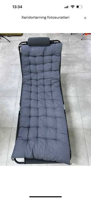 Раскладушка кровать с матрасом в комплекте