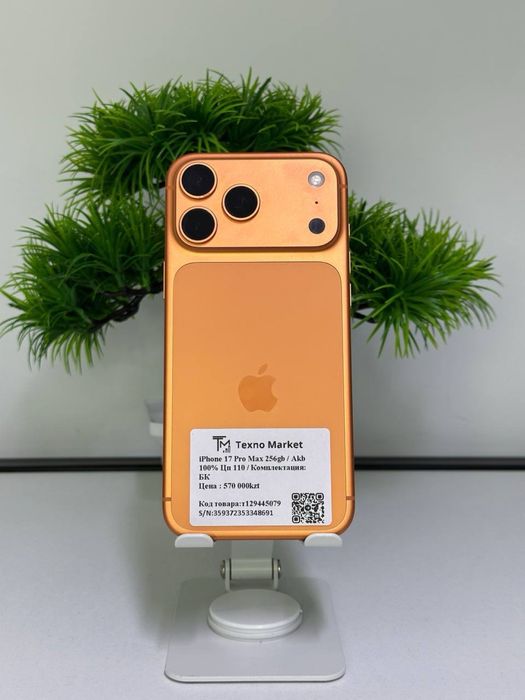Iphone 17 pro max |256 gb| akb 100%|цп 110 | e-sim