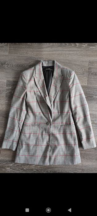 Costum Zara basic, 35% vascoza, marimea xs