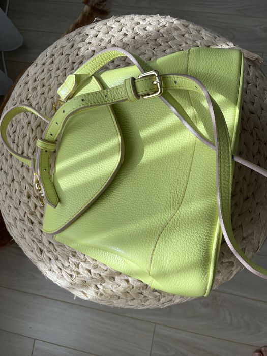 Vand geanta Laura Maxim Mina mediu lime