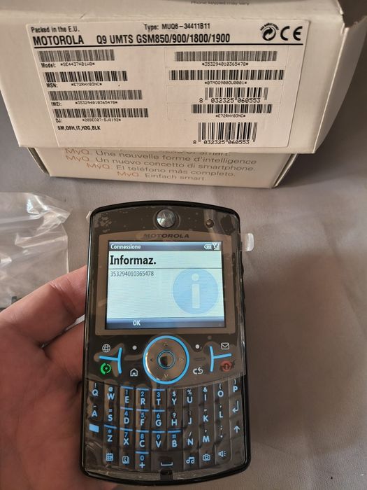 Motorola Q9 H full box, Nou nouț ( liber de rețea,0 minute)