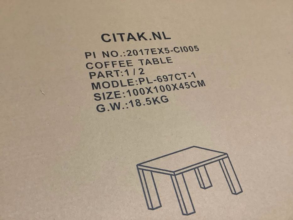 Masa living noua alba