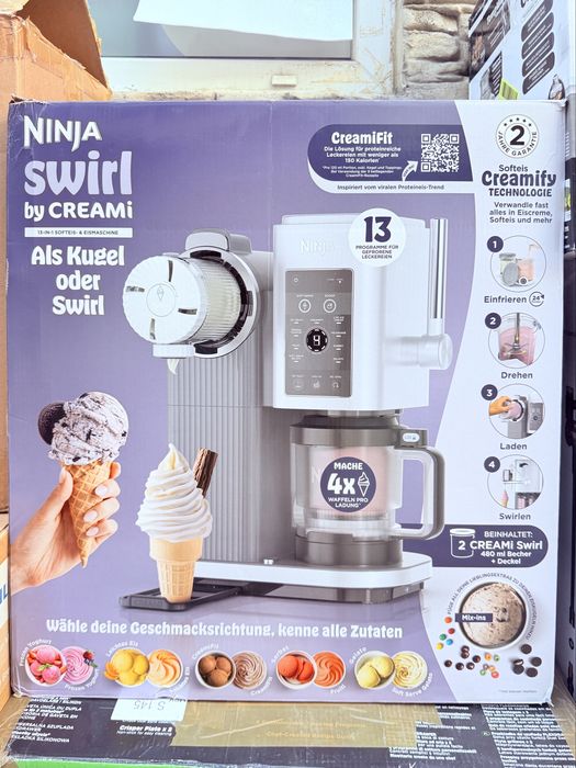 Машина за сладолед Ninja NC701EU CREAMi Swirl 13-in-1