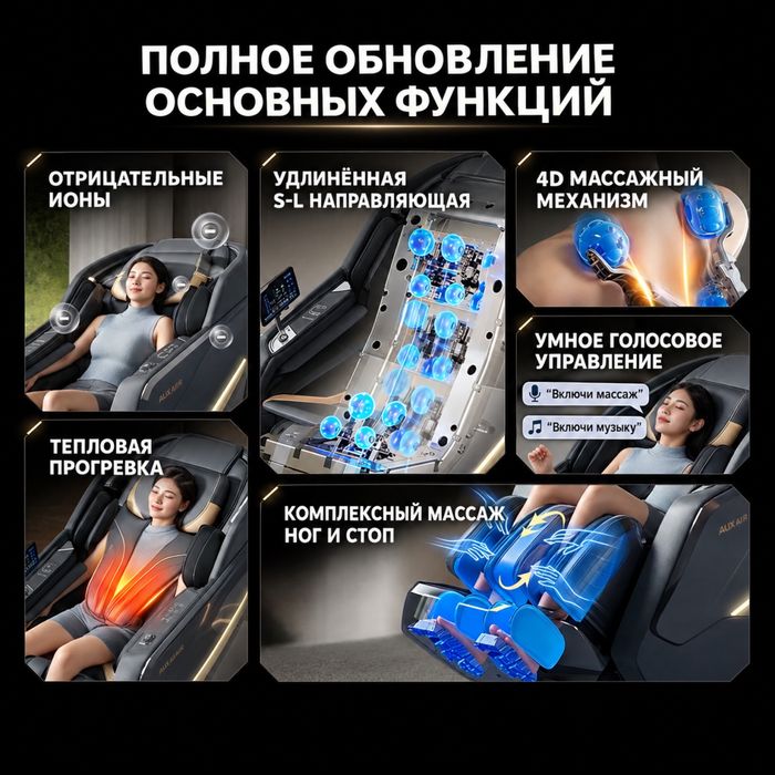 Домашное массажное кресло