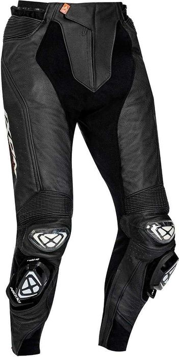 Мото Кожен Панталон Ixon Vendetta Evo Black/White XXL Спортен, Професионална Защита Естествена Кожа!