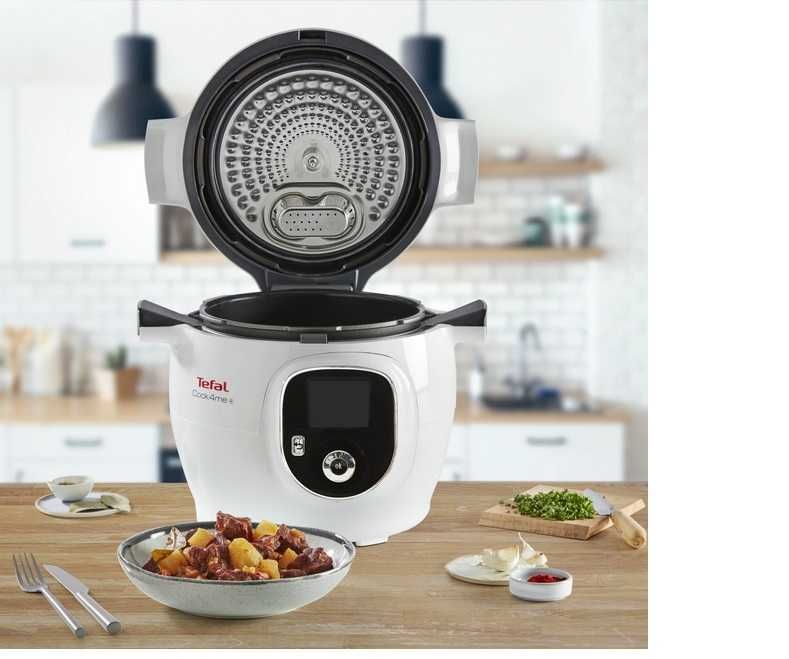 Multicooker inteligent cu gatire sub presiune Tefal Cook4me+