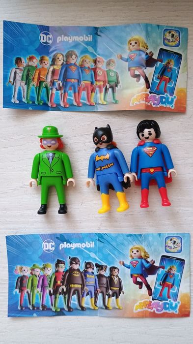 Игрушки из киндера  супергерои и бегемотик.