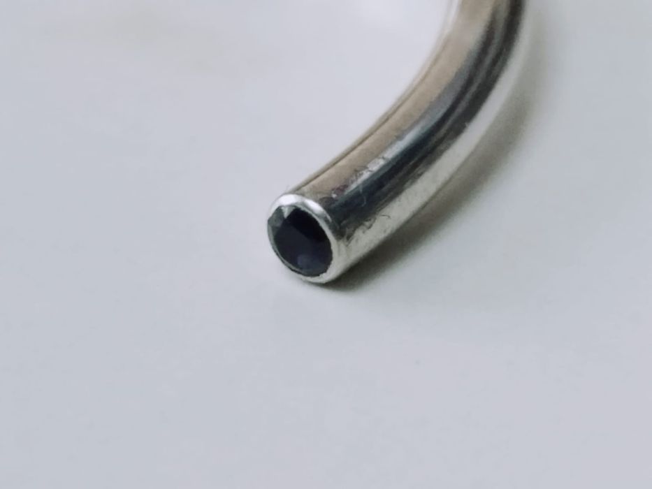 Bratara Trollbeads din argint de 925 cu ametist fatetat si charm