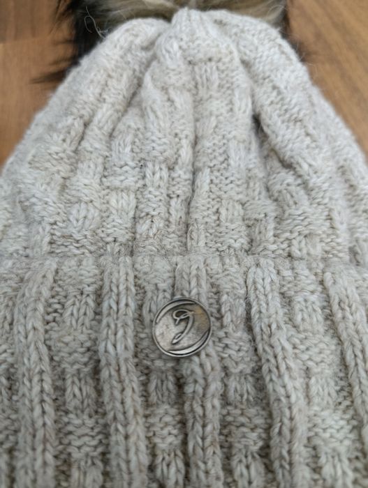 Căciulă Premium de Iarnă: 50% Lână, Căptușeală Integrală Fleece (Bej)