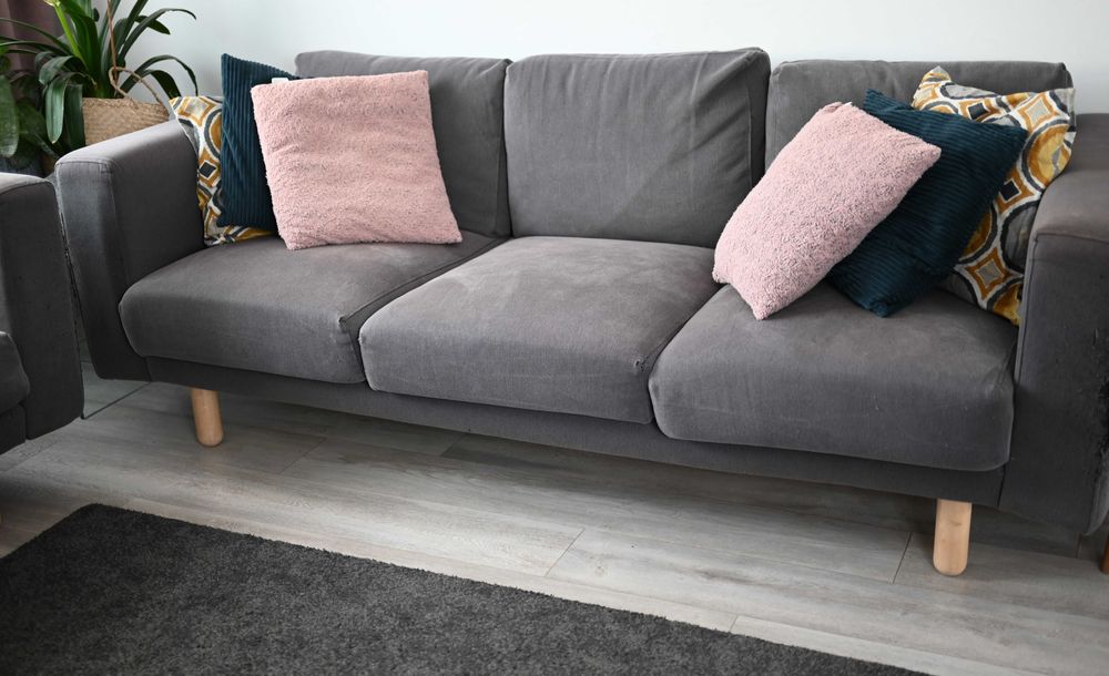 Set canapele IKEA (2 locuri + 3 locuri)