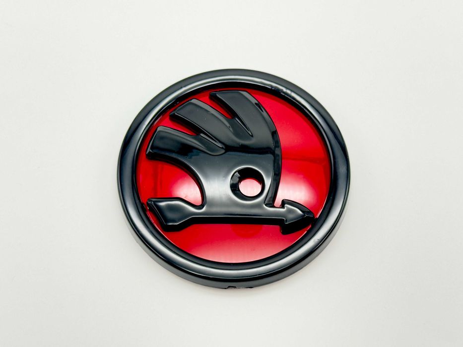 Емблема Skoda Шкода – 80мм / 90мм Octavia Superb, Fabia, Rapid, Kodiaq