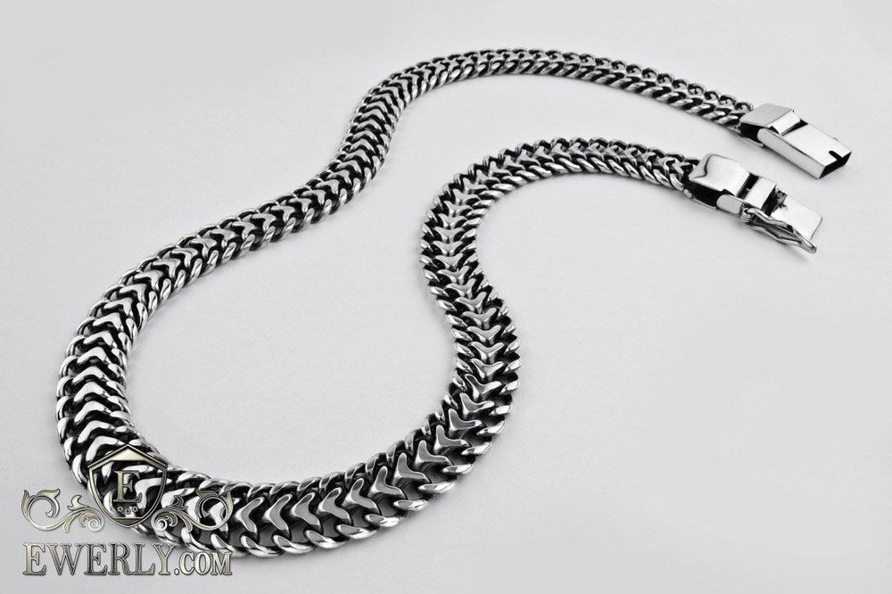 Тросс Викинг, серебро 925пр.