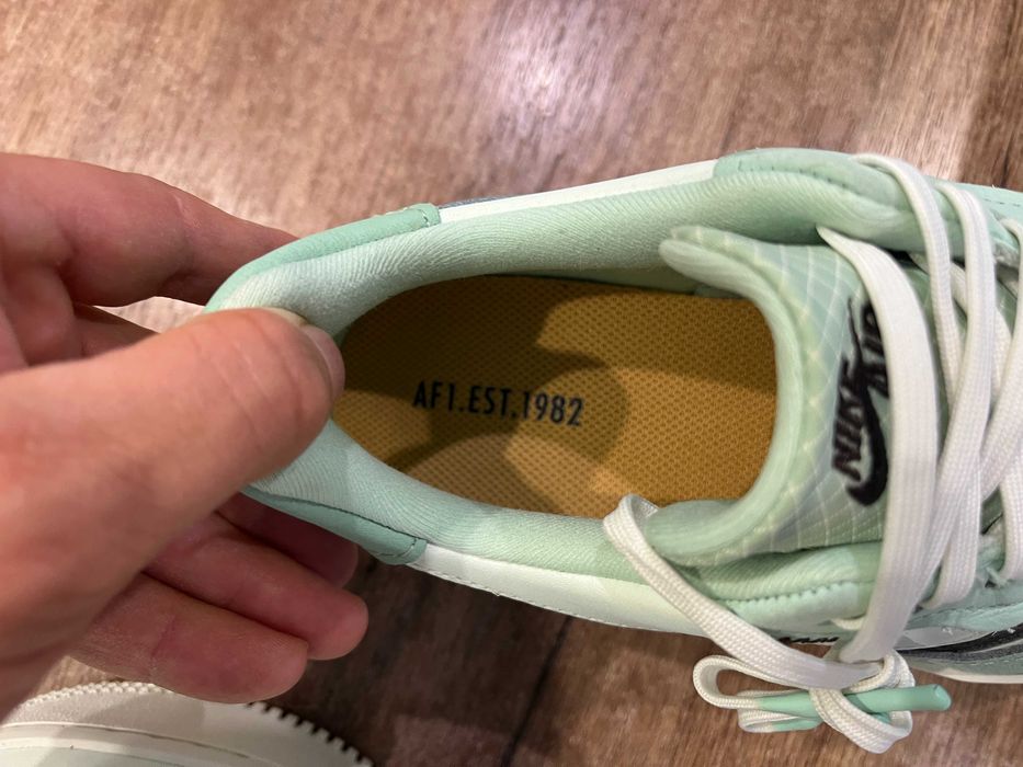 ОРИГИНАЛНИ *** Nike Air Force 1 PLT.AF.ORM "Barely Green"