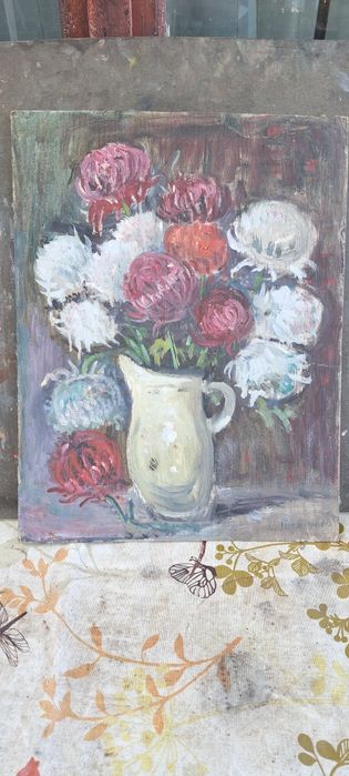 Tablou superb ulei pe carton Ion Dobosariu