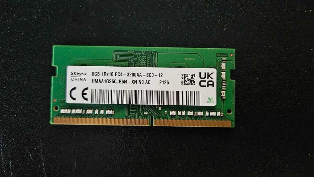 DDR4 8GB 1Rx16 PC4 - 3200mhz - SCD - 12