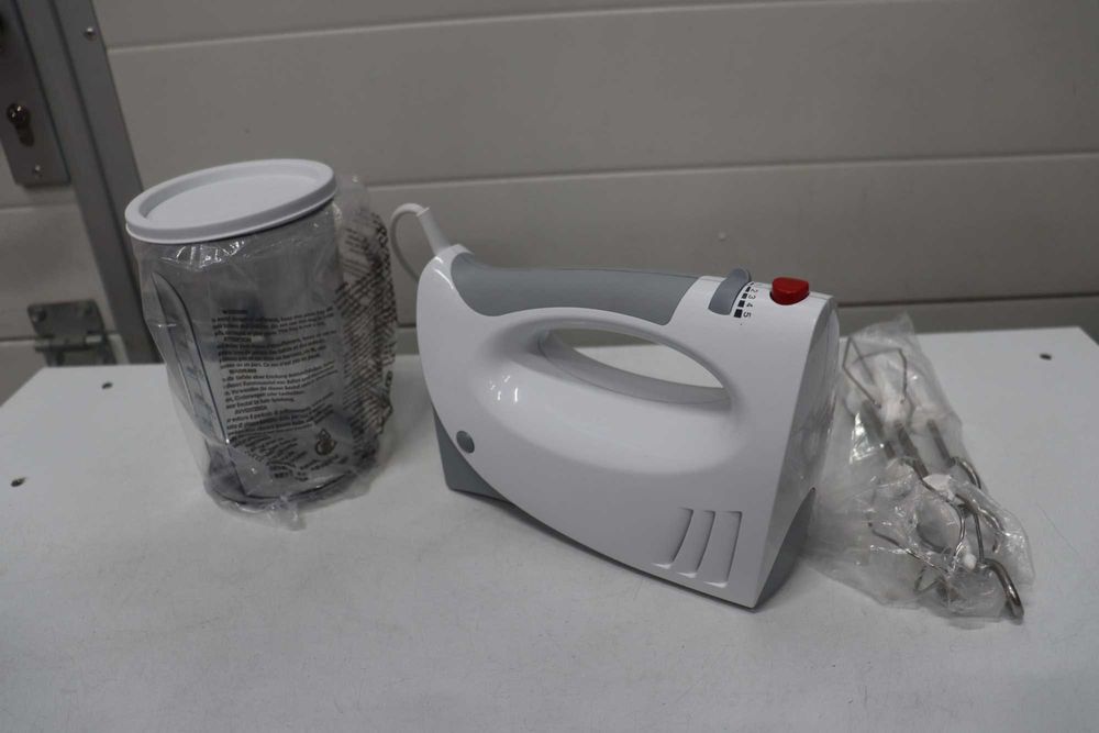 Миксер Bosch 3в1 MFQ3540, сива, бяла, 7,7 см Д x 20,1 см Ш x 14,1 см