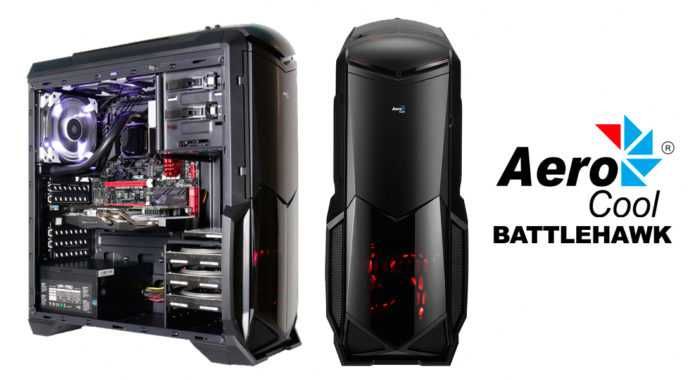 NOUA - Carcasa PC - Aerocool BattleHawk Black - Middle Tower - cu/ fara SURSA ATX - NEW - La Cutie