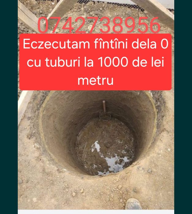 Executam fântâni puțuri de la zero
