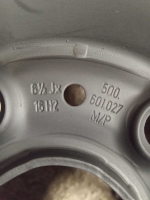 16 цола 5х112 Шкода - оригинални железни джанти за Шкода