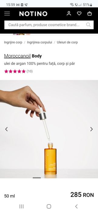 Moroccanoil Ulei de Argan 50ml