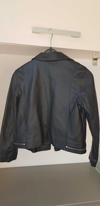 детско кожено яке за момиче Зара ръст 128см