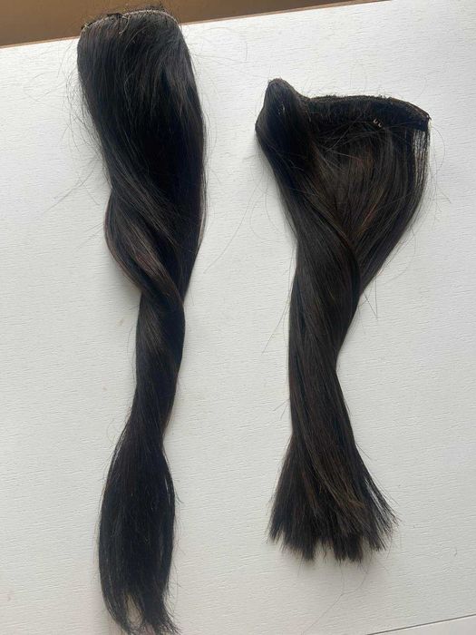 Естествена коса, 75 грама в цвят шоколад