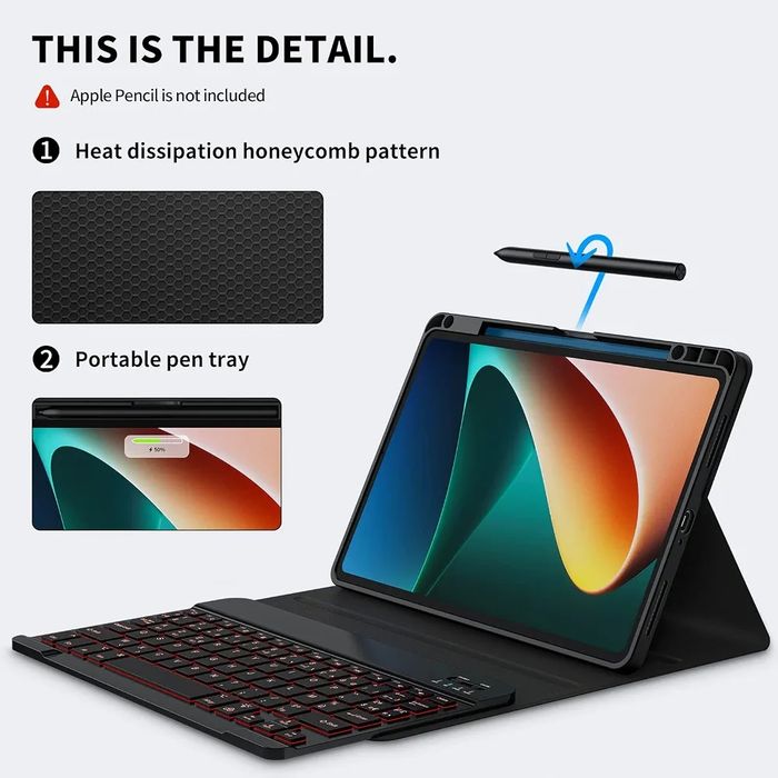Carcasă cu tastatură pentru Xiaomi Pad 5/5 Pro