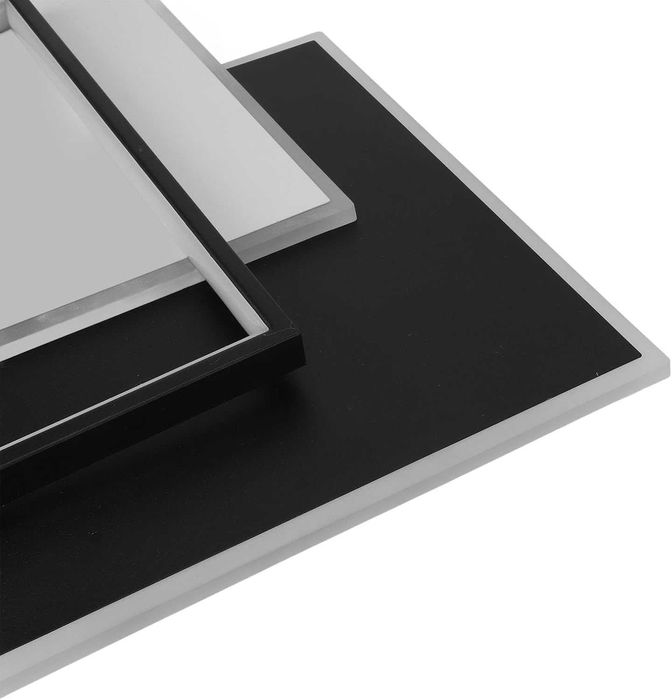 Модерна ЛЕД LED таванна лампа, полилей 3 цвята дистанционно 217