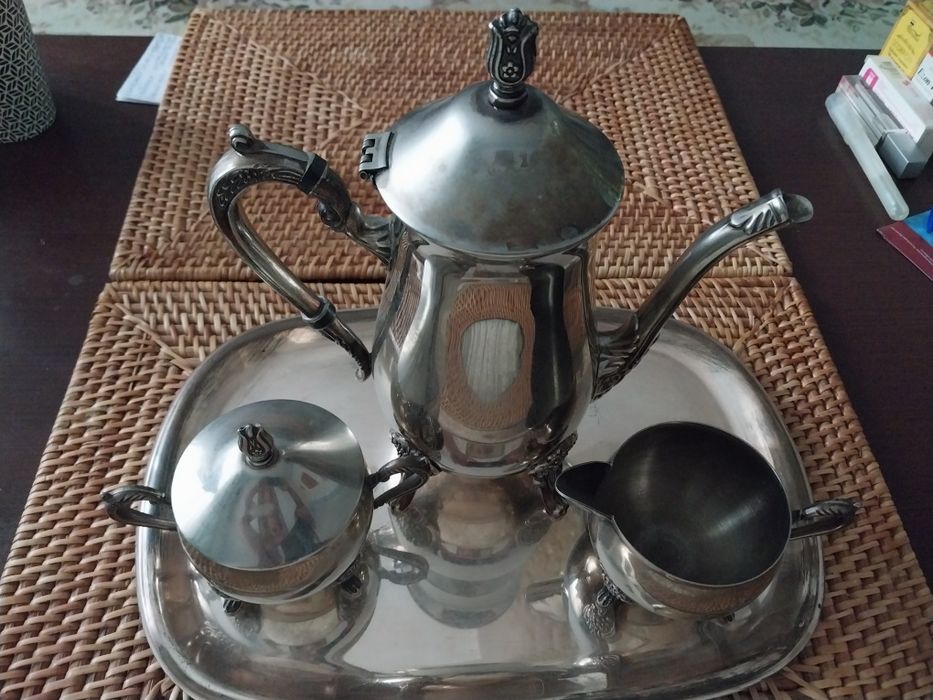 антиквариат набор чайно кофейный