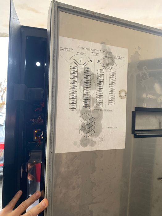 Вендинг за топло изпечени тостове,бургери