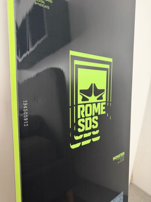 Сноуборд Rome SDS Mechanic x Monster Energy – 155 см (Отлично състояние)