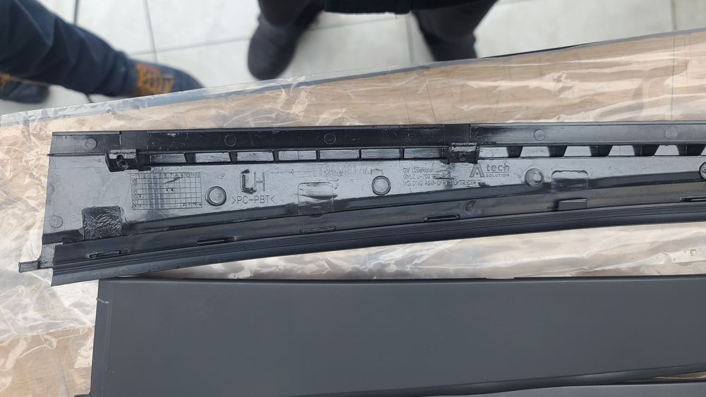 Gentra molding GM Матовый дверные стойки Black  для Джентра, Ласетти
J