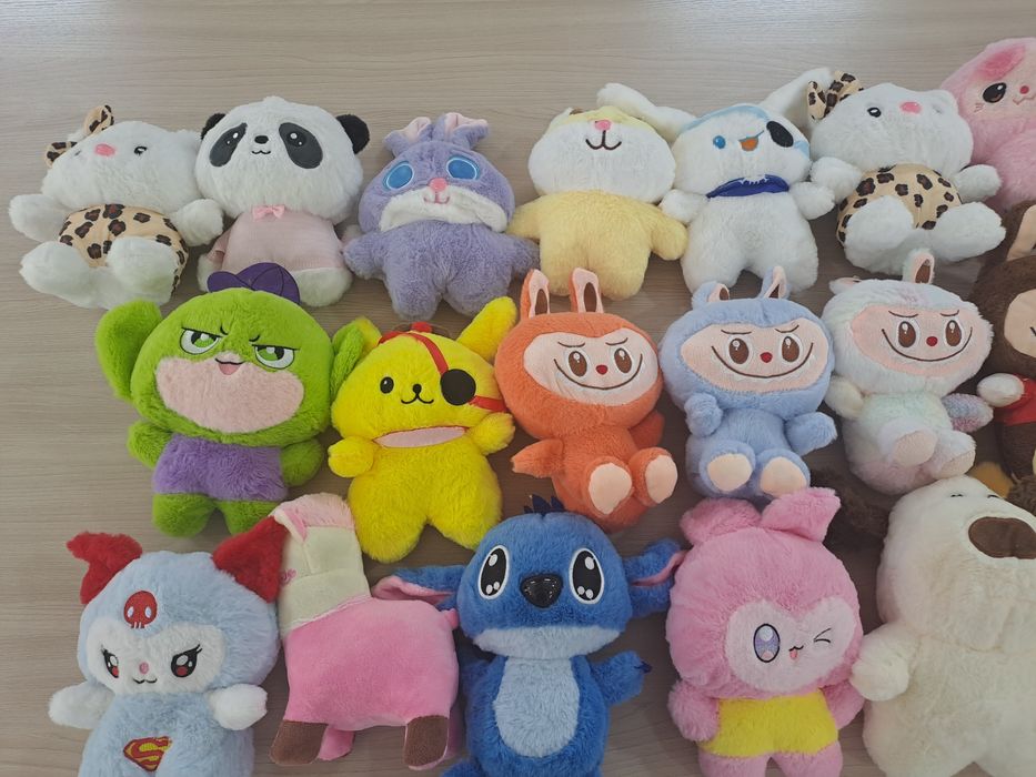 Мягкие игрушки в хватайку