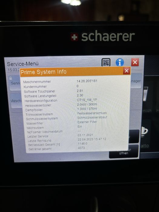 Професионална кафемашина Shaerer coffe prime