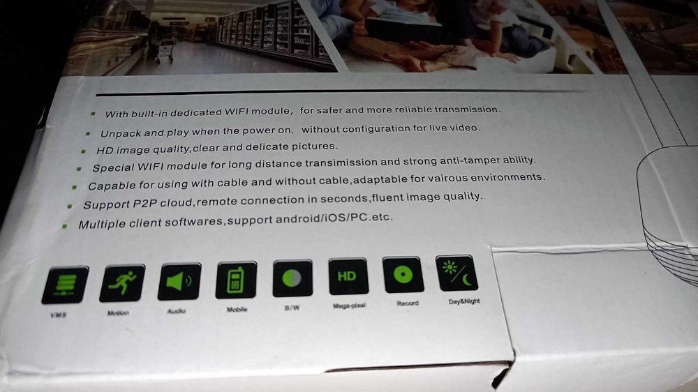 NVR WiFi/LAN 8 canale 4K pentru camerele  smart XMEYE ICSEE ONVIF2