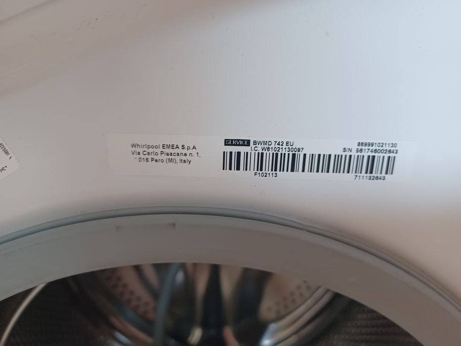 Пералня за вграждане whirlpool (На части)