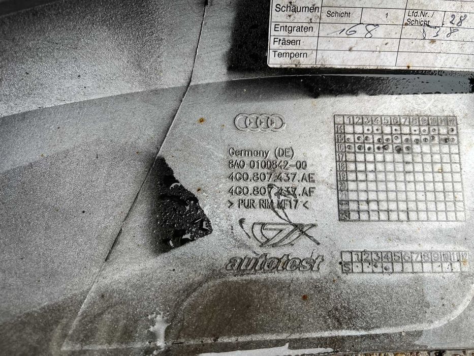 Броня Audi A6 C7 RS6